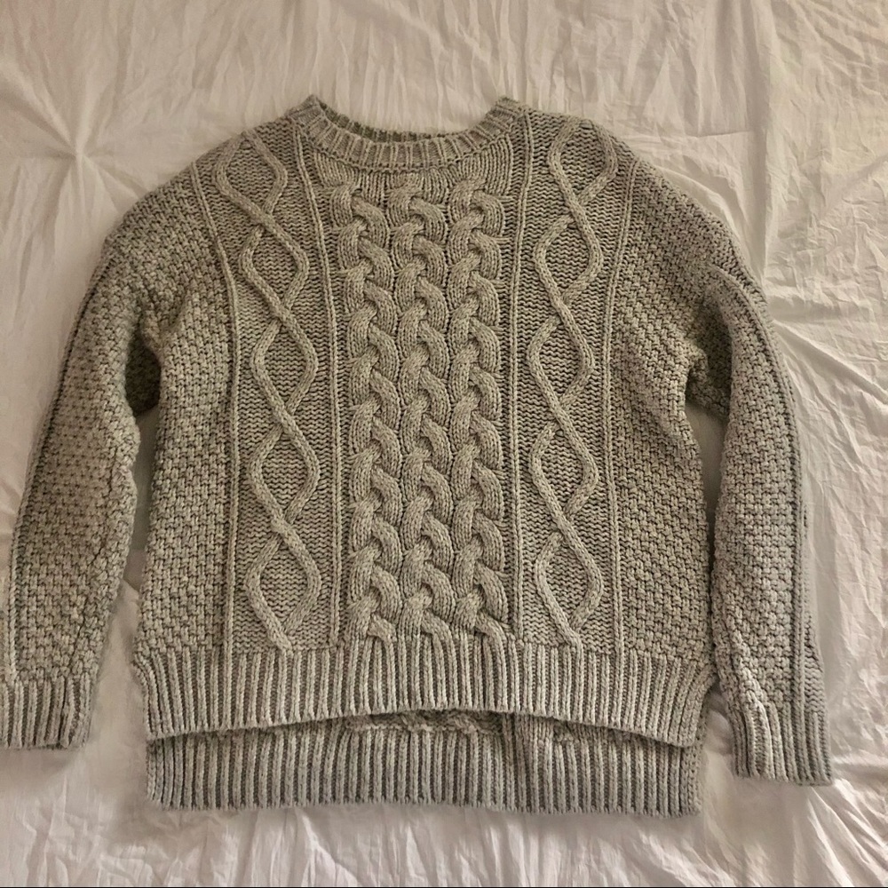 Grey Knit Sweater